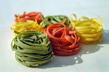 Tagliatelle tricolore