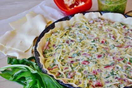 Quiche Verdure Salame