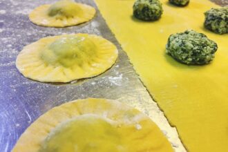 Ravioli ricotta e spinaci