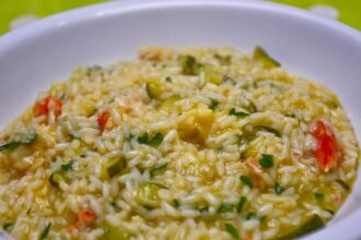 Risotto di zucchine