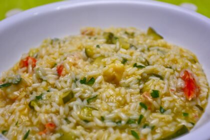 Risotto di zucchine