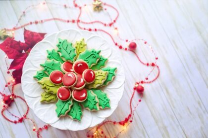 Biscotti con glassa colorata