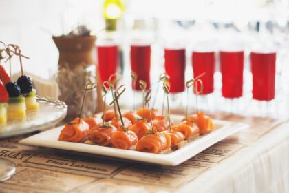 Crostini di salmone