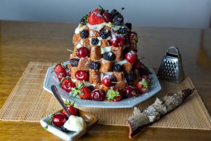 Pandoro farcito alla crema