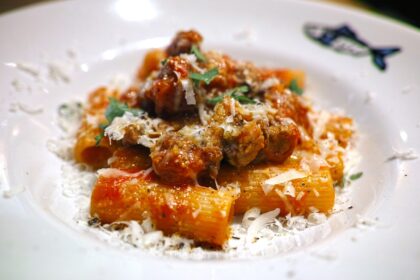 Rigatoni sugo e polpette