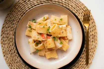 Paccheri pomodori e pepe nero