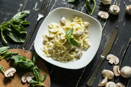 pasta panna e funghi