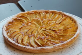 torta di mele e crema