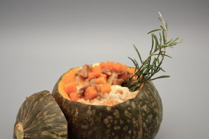 Zuppa farro e zucca